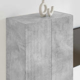 TV Wall Cabinet Concrete Grey 59.5 x 31 x 80 cm Engineered Wood 892362