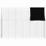 Rabbit Cage Silver 300 x 100 x 210 cm Galvanised Steel 42019247