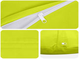 Cushion with Pillow HEERLEN 6 pcs Bright Green Polyester 929796