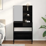 Dressing Table Set with Drawer 2 pcs Black Oak Engineered Wood 3333071