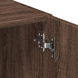 Highboard Brown Oak 80x42.5x249 cm Engineered Wood 3281363