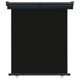 Balcony Side Awning 145x250 cm Black 48424