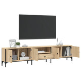 TV Cabinet with Drawer Sonoma Oak 200x25x44 cm Engineered Wood 838989