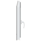 Basement Window RISOR 100 x 70 cm PVC and Glass Anthracite 42047335