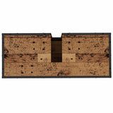 Bathroom Furniture Set with Door 3 pcs Old Wood Engineered Wood 3402480