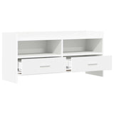 TV Cabinet 100 x 33 x 47 cm White Engineered Wood 8011155
