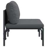 Outdoor Furniture with Cushion Anthracite 80 x 80 x 71 cm Steel 42009985