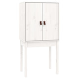 Highboard White 60x40x120 cm Solid Wood Pine 821745