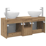 Bathroom Cabinet Set 3 pcs Artisan Oak 49.5 x 44.5 x 65 cm 3405706