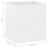 Sink Cabinet White Engineered wood Sink Cabinet Rectangular 804728