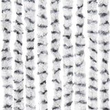 Insect Curtain Light and Dark Grey 100x220 cm Chenille 325456