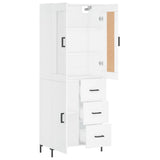 Highboard White 69.5x34x180 cm Engineered Wood 3199809