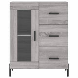 Highboard Grey Sonoma 69.5x34x180 cm Engineered Wood 3198607