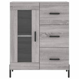 Highboard Grey Sonoma 69.5x34x180 cm Engineered Wood 3198607