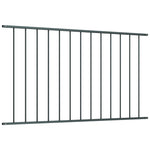 ZNTS Fence Panel Powder-coated Steel 1.7x1 m Anthracite 145222