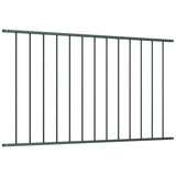 ZNTS Fence Panel Powder-coated Steel 1.7x1 m Anthracite 145222