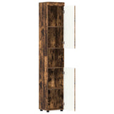 Bathroom Cabinet Set TULUM Smoked Oak 37 x 31.5 x 203 cm 880356