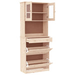 Highboard ALTA 77x35x188 cm Solid Wood Pine 3187777