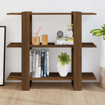 Book Cabinet/Room Divider Brown Oak 100x30x87 cm 813568