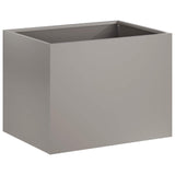 Garden Planter 2 pcs Rusty 40 x 30 x 30 cm Weathering Steel 8005203