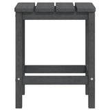 Garden Adirondack Table Anthracite 38x38x46 cm HDPE 318642