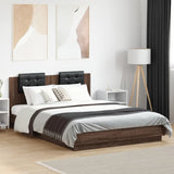 Bed Frame without Mattress Brown Oak 120x200 cm 3209932