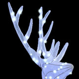 Reindeer Family 3 pcs Cold white 68 x 26 x 127 cm Fabric 42019053
