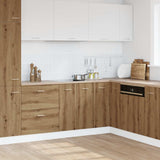 Bottom Cabinet Lyon Artisan Oak 60x46x81.5 cm Engineered Wood 856075