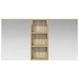 Bathroom Cabinet Set 3 pcs 130 x 14.5 x 70 cm Engineered wood 3403762