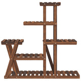 Flower Stand 95x25x96 cm Solid Wood Fir 362879