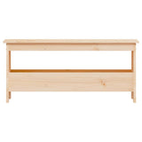 Hall Bench 100x28x45 cm Solid Wood Pine 837382