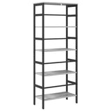 Bookshelf Grey Sonoma 60 x 29.5 x 149 cm Engineered Wood 883931