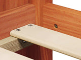 Loft Bed Frame Wax Brown 90 x 190 cm Solid Pine Wood 3422701