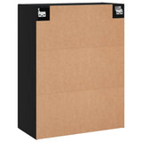 Wall Mounted Cabinet Black 69.5x34x90 cm 828445