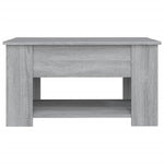 ZNTS Coffee Table Grey Sonoma 79x49x41 cm Engineered Wood 819276