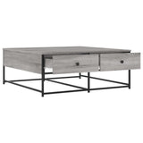 Coffee Table Grey Sonoma 100x99x40 cm Engineered Wood 835297