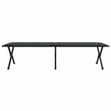 Folding Camping Bed Manual Black 193 x 69 x 45 cm Oxford fabric 42003175