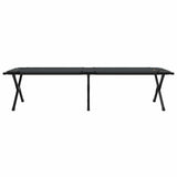Folding Camping Bed Folding Manual Black Oxford fabric 42003181