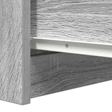 Sideboard Grey Sonoma 37.5x35x76 cm Engineered Wood 861756
