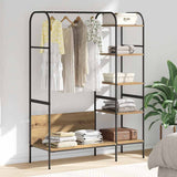 Clothes Rack Beige 120 x 44 x 160 cm Engineered Wood 868450