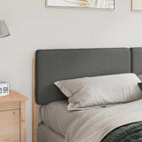 Upholstered Headboard Brown and Light Grey 200 cm 880048