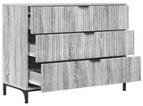 Sideboard Grey Sonoma 79.5 x 33 x 82 cm Engineered Wood 883440
