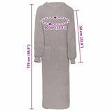 Robe KINN Grey XXL Cotton 4100894