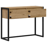 End Table Artisian Oak 100 x 36 x 75 cm Engineered Wood 886701