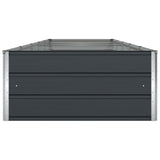 Planter Anthracite 480 x 100 x 45 cm Galvanised Steel 42018225