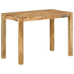 ZNTS Dining Table 110x55x76 cm Solid Wood Mango 350313