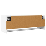 808233 Wardrobe White 100x32,5x35 cm Engineered Wood