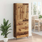 Highboard Old Wood 69.5 x 34 x 180 cm Engineered Wood 3415800