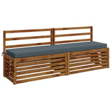 2-Piece Bench Cushions SOEST 2 pcs 100% Polyester Blue 950019