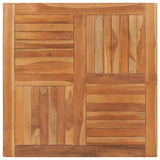 Table Top Natural Teak Solid Teak Wood 90x90 cm Durable 48991